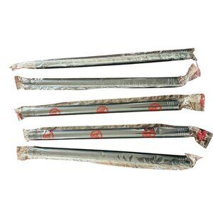 New Curtain Rod Pieces Splicing Rods Zeerobee, Each 16" Long Black Set of 5